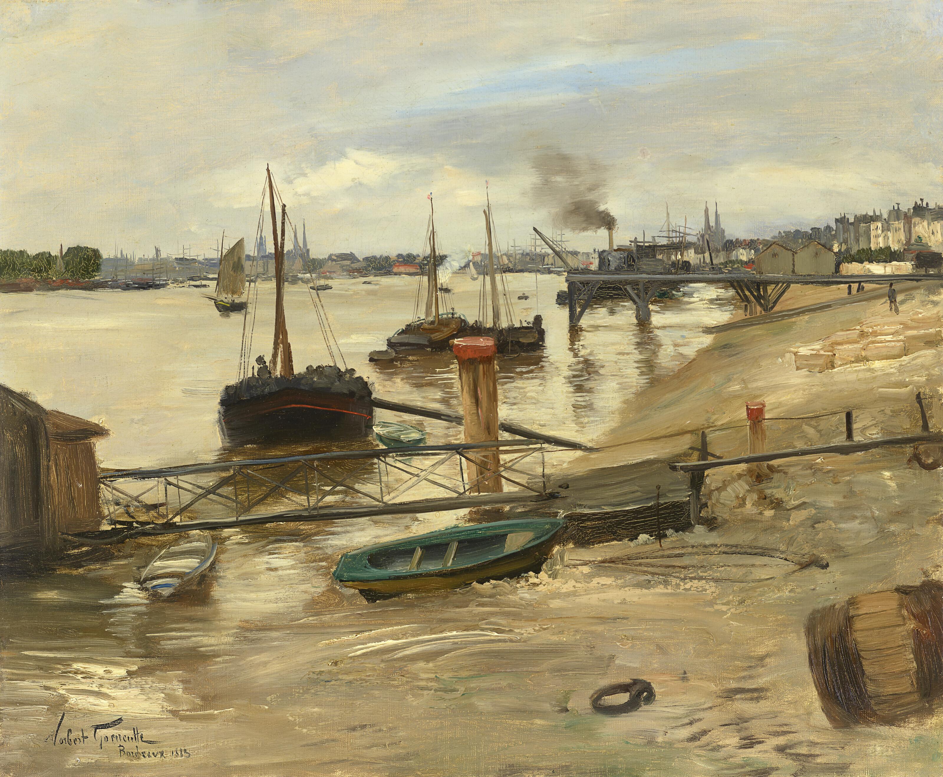 Norbert Goeneutte - Le port de Bordeaux