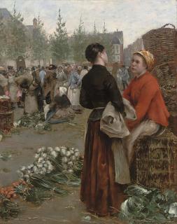 Norbert Goeneutte - Les Halles de Paris