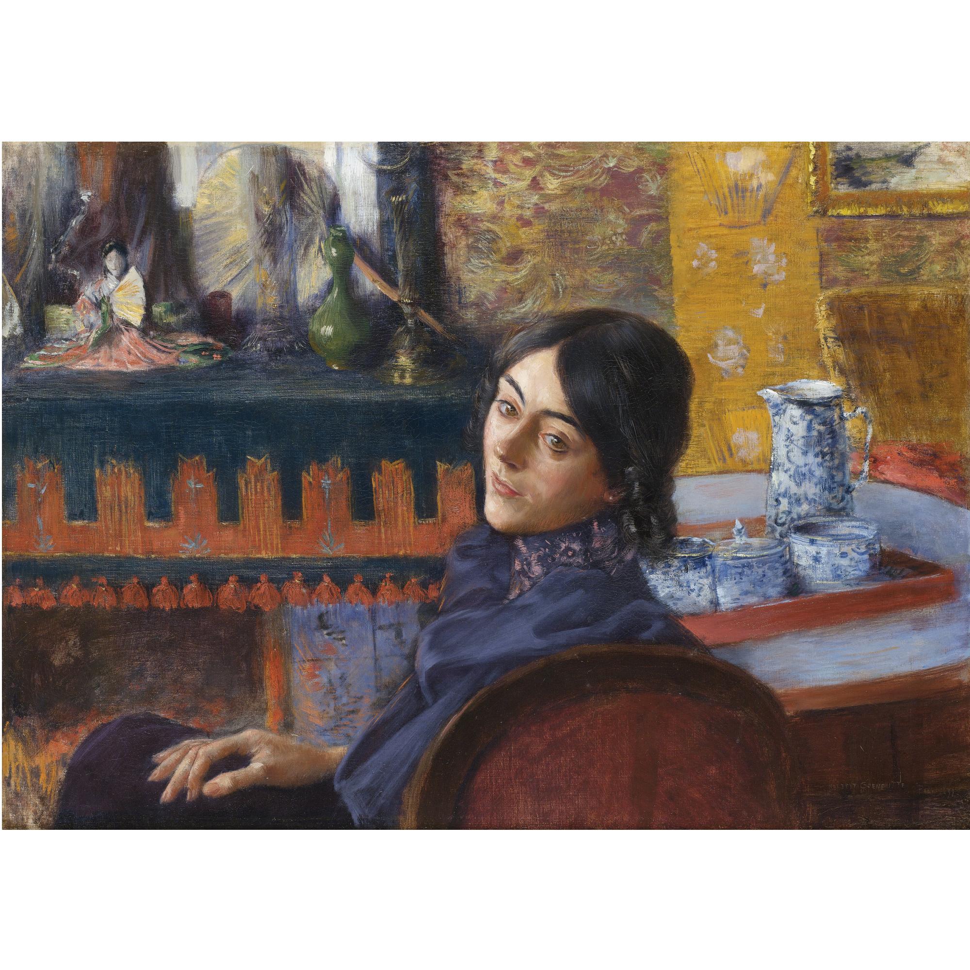 Norbert Goeneutte - Salon Japonais