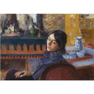 Norbert Goeneutte - Salon Japonais