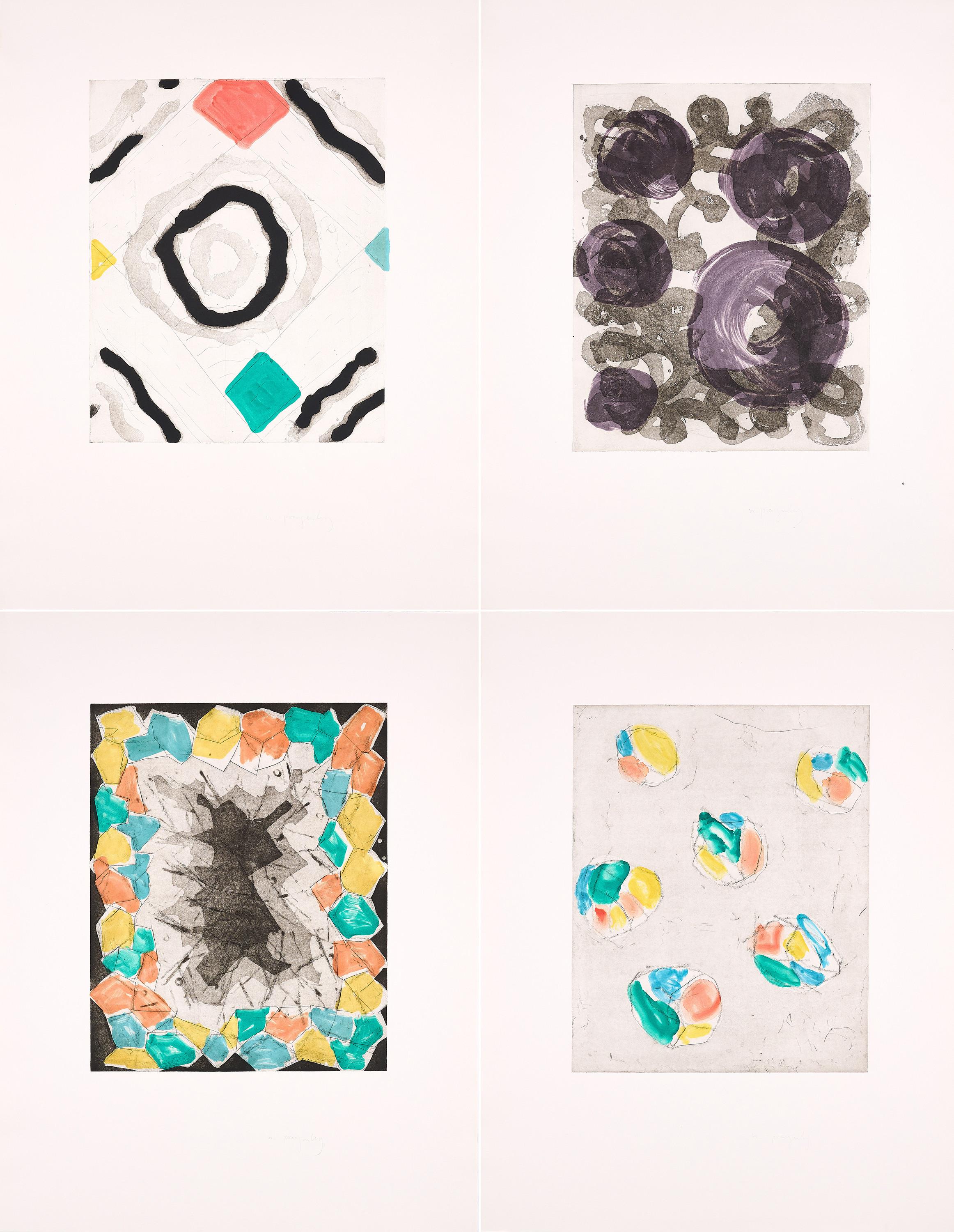 Norbert Prangenberg - Monotype Etchings.