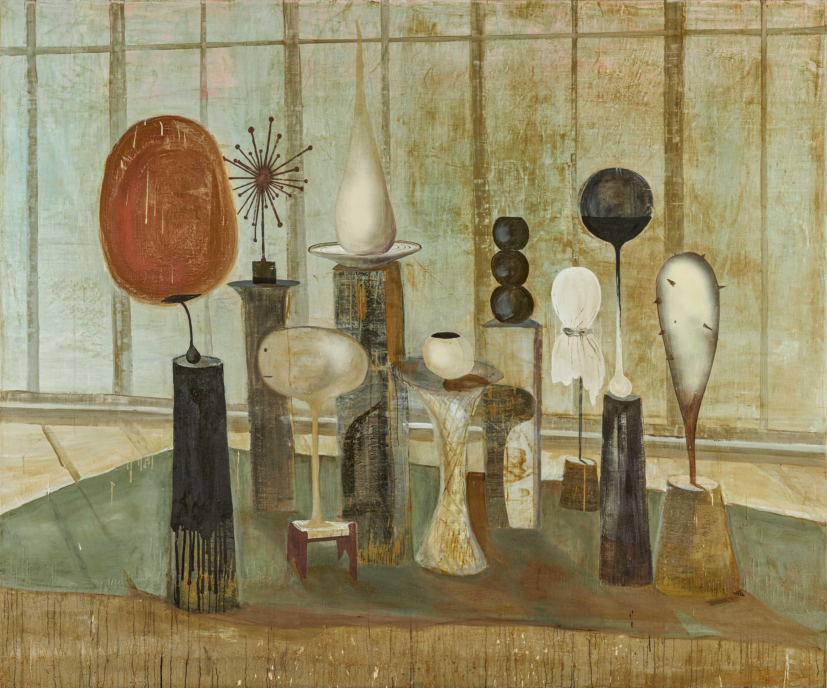 Norbert Schwontkowski - Bildhauerakademie morgens (Das Auge Gottes).