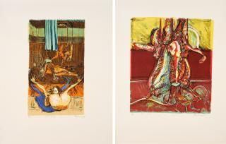 Norbert Tadeusz - Konvolut von 2 Lithografien.