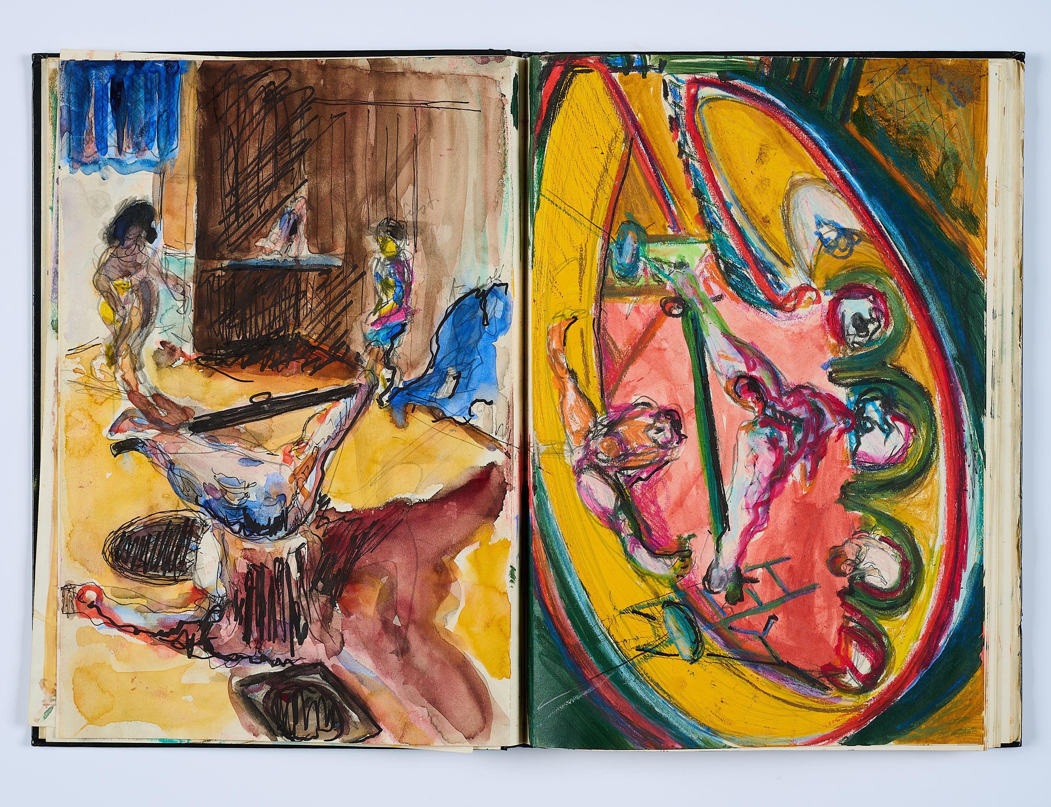 Norbert Tadeusz - Konvolut von 3 Skizzenbüchern.