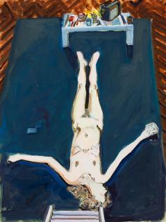 Norbert Tadeusz - Ohne Titel (liegender Frauenakt)