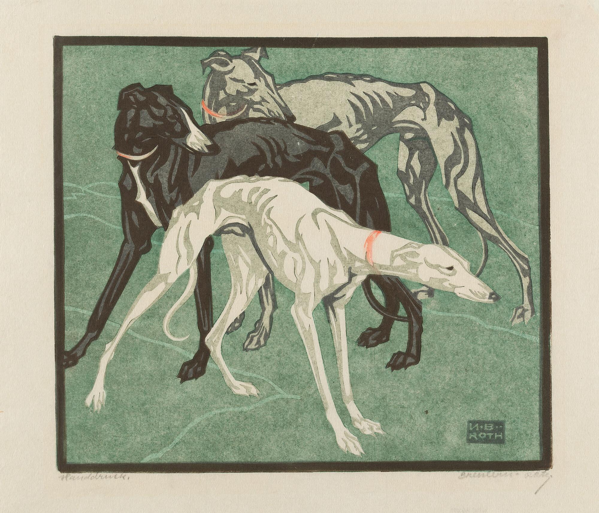 Norbertine von Bresslern-Roth - Windhunde.