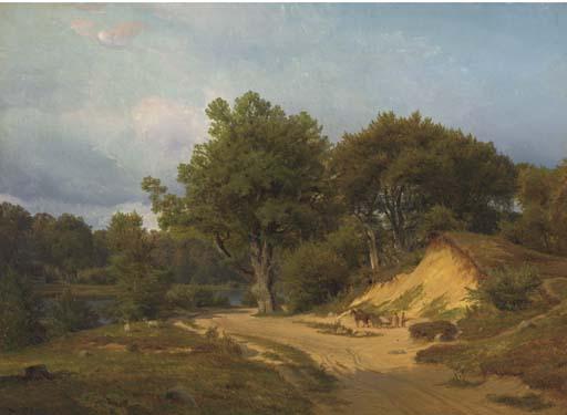 Nordahl Grove - Collecting sand at the bend by the lake