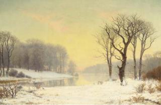 Nordahl Peter Frederik Grove - Early morning in winter