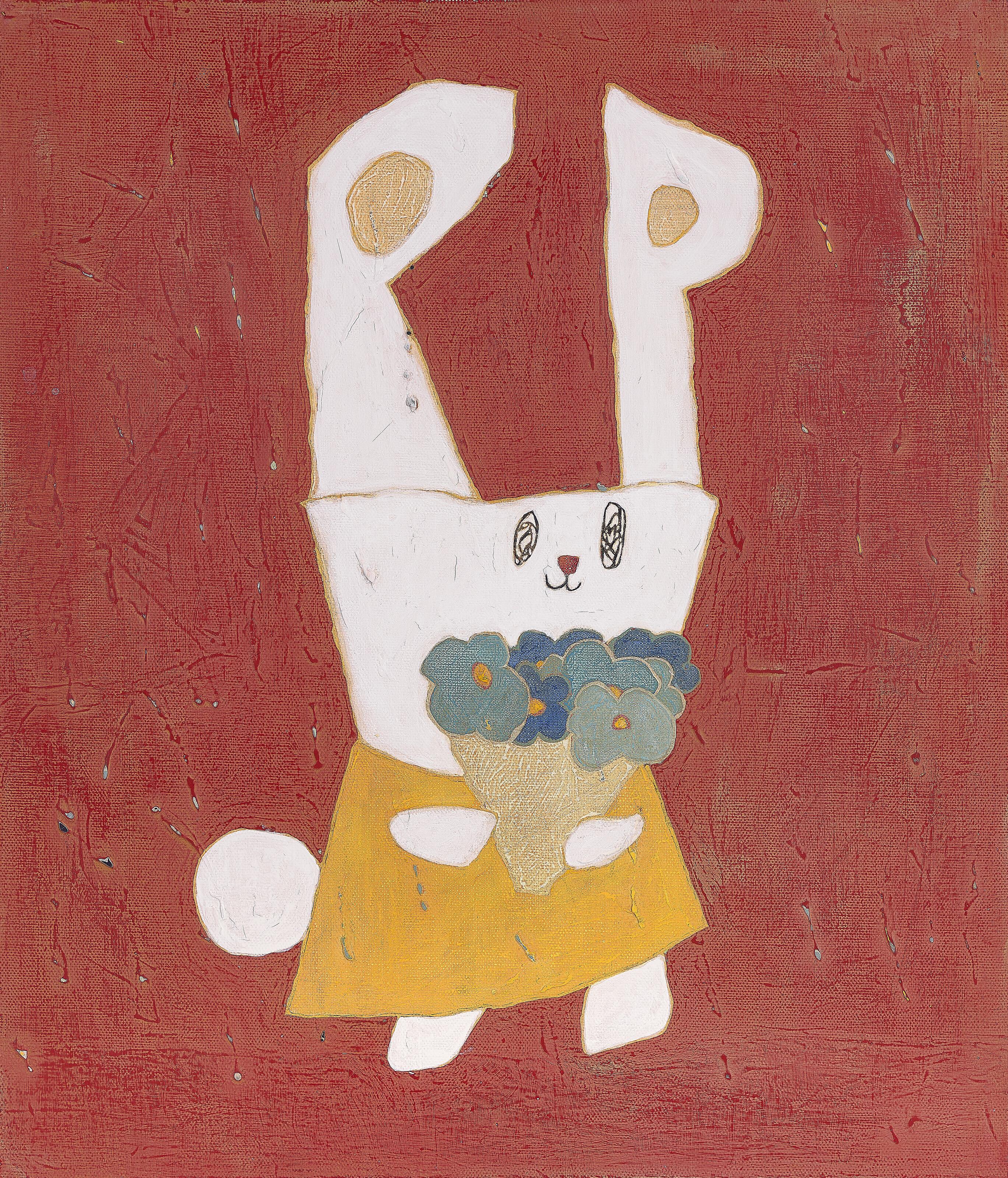 Noritoshi Mitsuuchi - Untitled Short Stories: Rabbit with Flowers