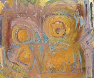 Norman Adams, R.A. - Butterfly Painting