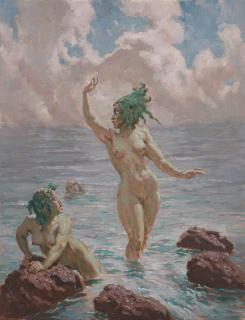 Norman Alfred William Lindsay - Neptune\'S Return