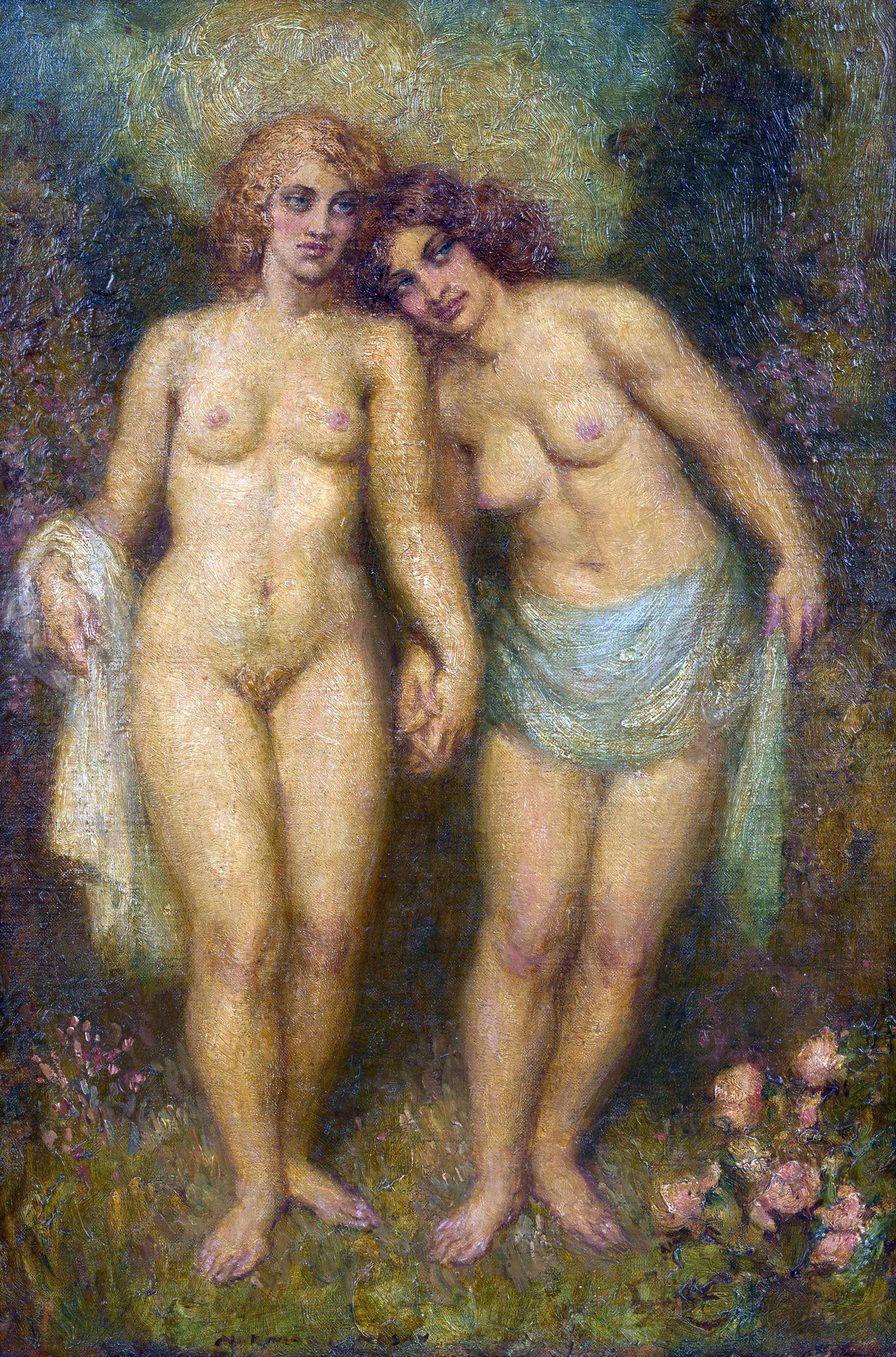 Norman Alfred William Lindsay - (Sisters)