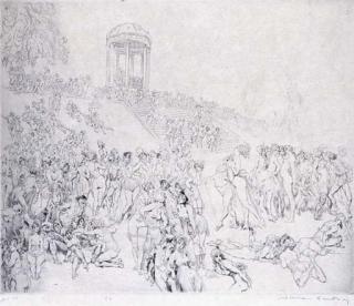 Norman Alfred Williams Lindsay - Land of the Sylphs