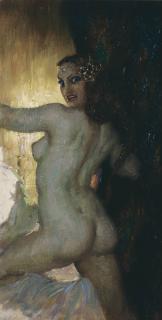 Norman Alfred Williams Lindsay - Night Fall