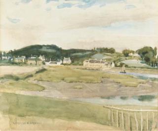 Norman Garstin - Hayle Estuary, Cornwall