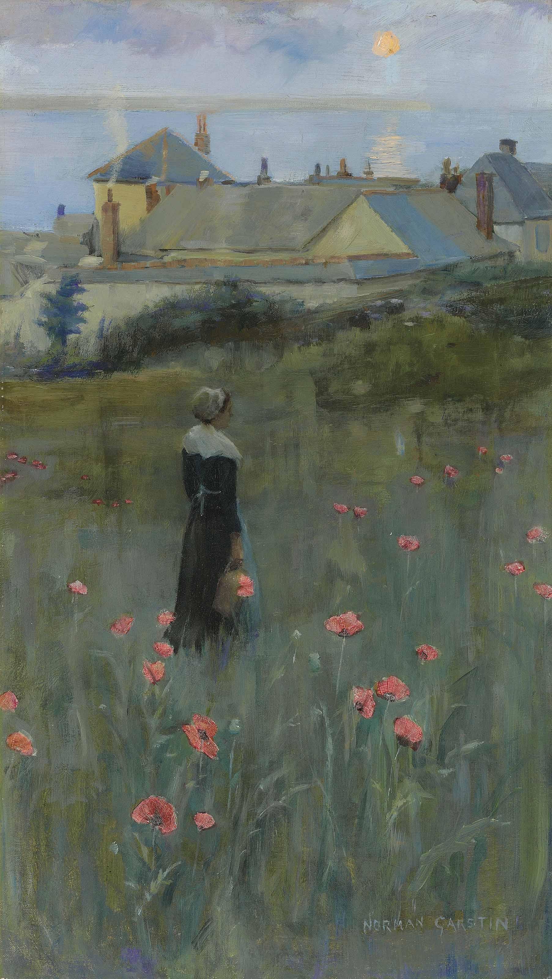 Norman Garstin - Poppies