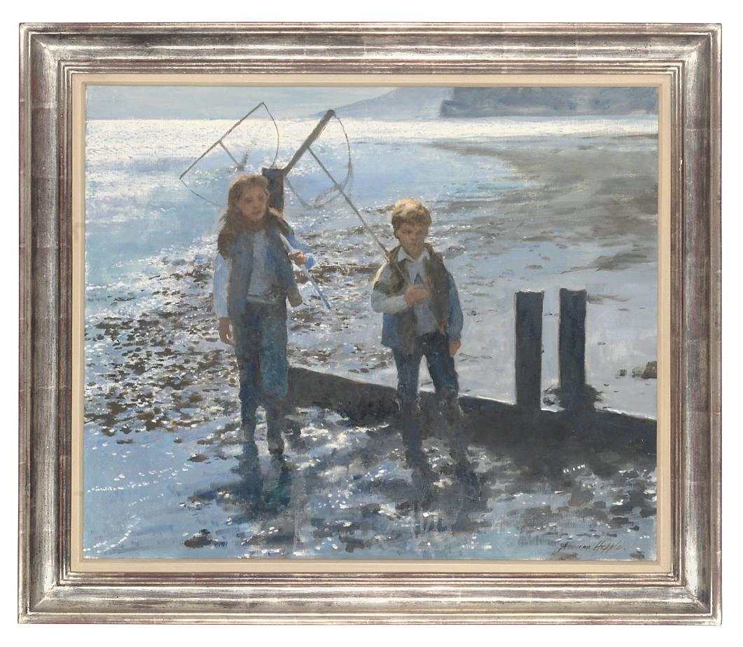 Norman Hepple, R.A. - Shrimping