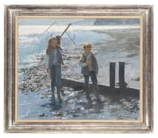 Norman Hepple, R.A. - Shrimping