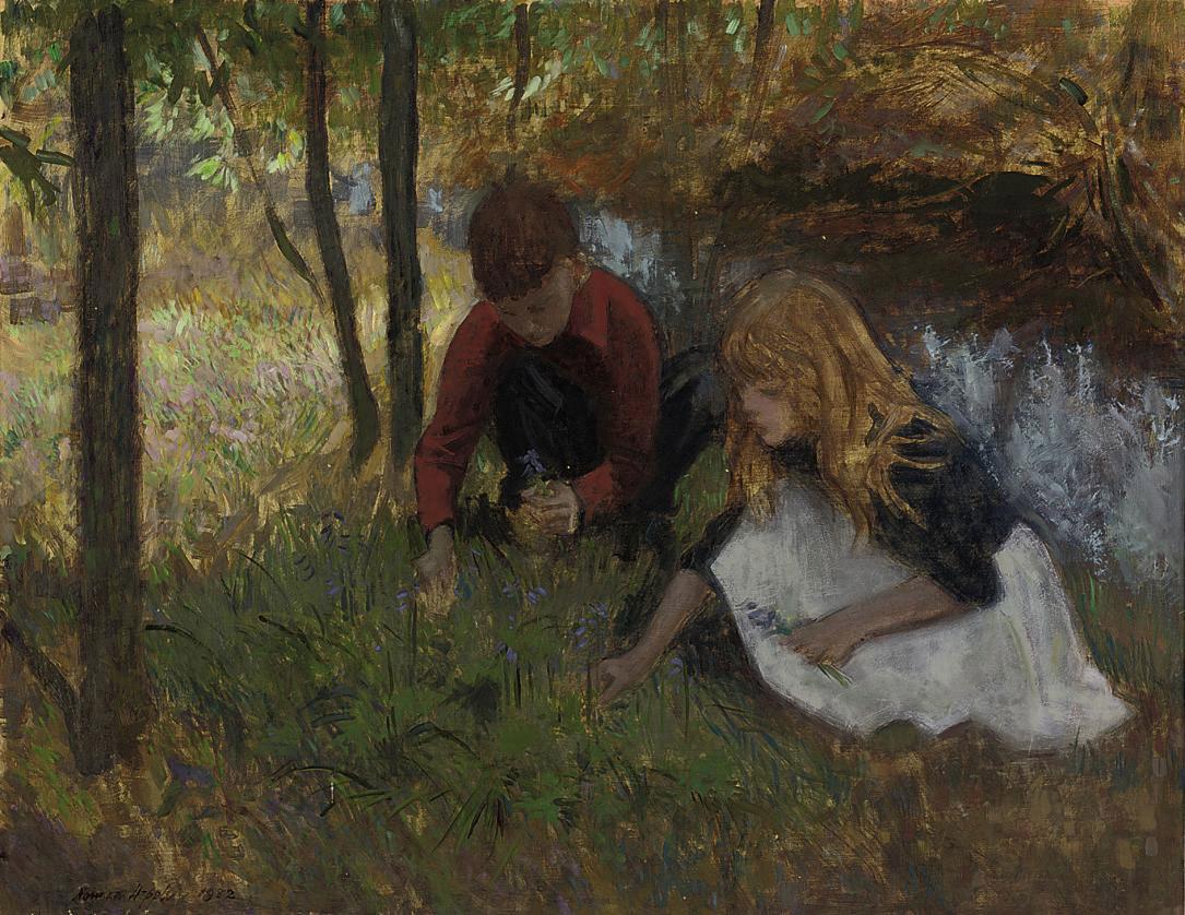 Norman Hepple - Picking bluebells