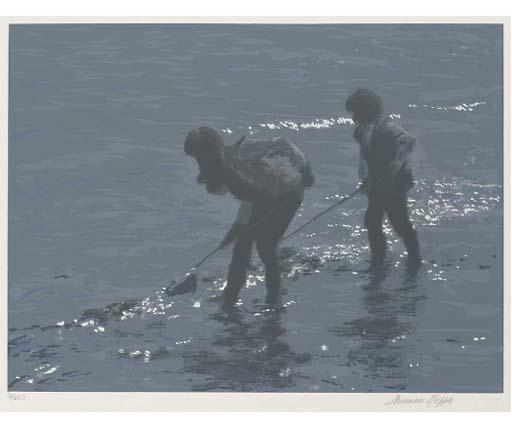 Norman Hepple - Shrimping