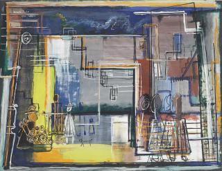 Norman Lewis - Cityscape