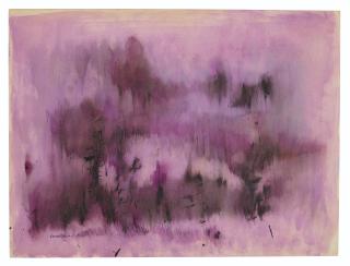 Norman Lewis - Untitled (Study in Magenta)