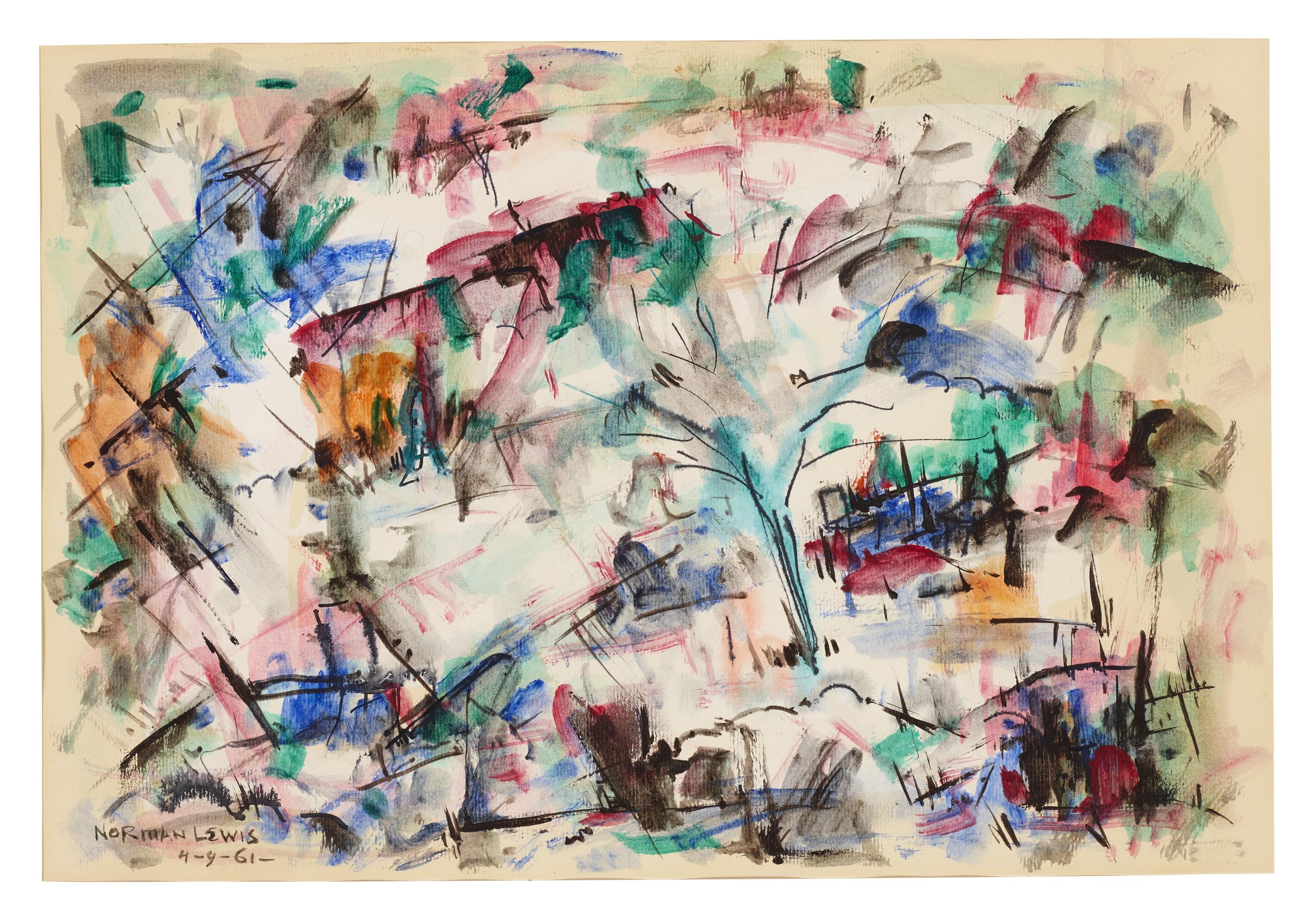 Norman Lewis - Untitled