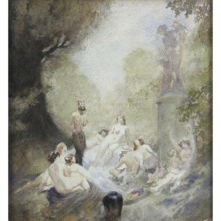 Norman Lindsay - Australian Satyr And Nymphs