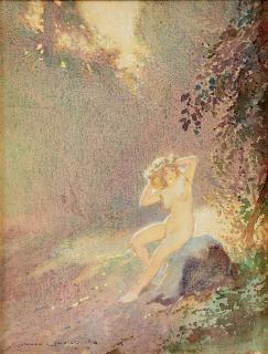 Norman Lindsay - Nymph, 1916