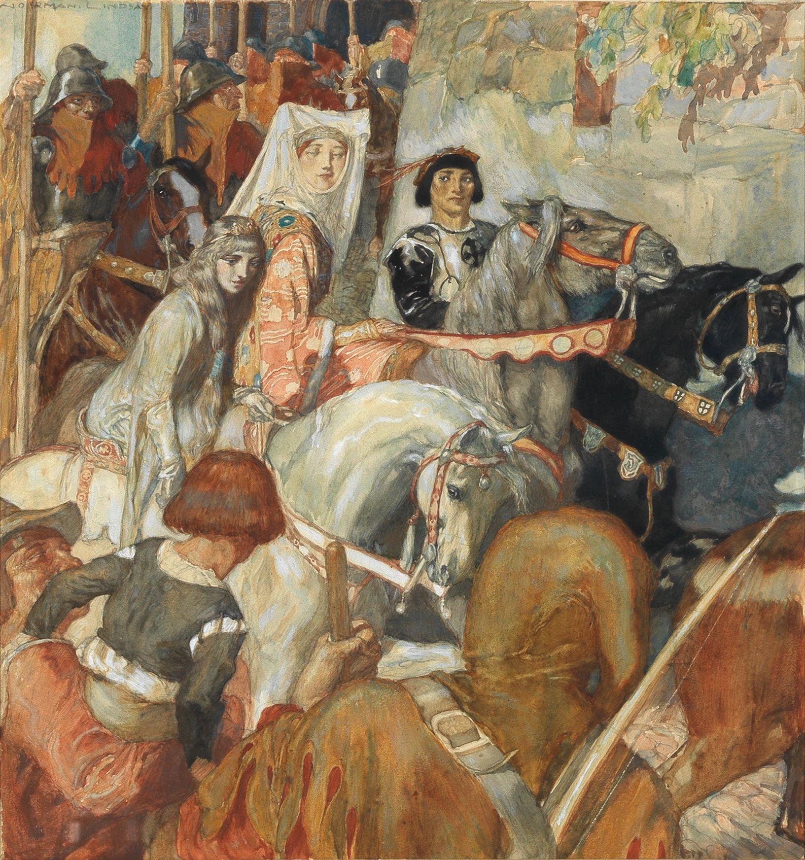 Norman Lindsay - The procession