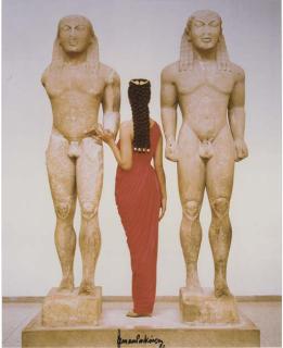 Norman Parkinson - Arianna Stassinopoulos, In the Delphi Museum, Greece