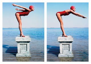 Norman Parkinson - Jerry Hall, Russia, 1975
