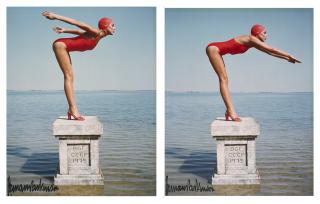 Norman Parkinson - Jerry Hall, Russia, Two Studies, 1975