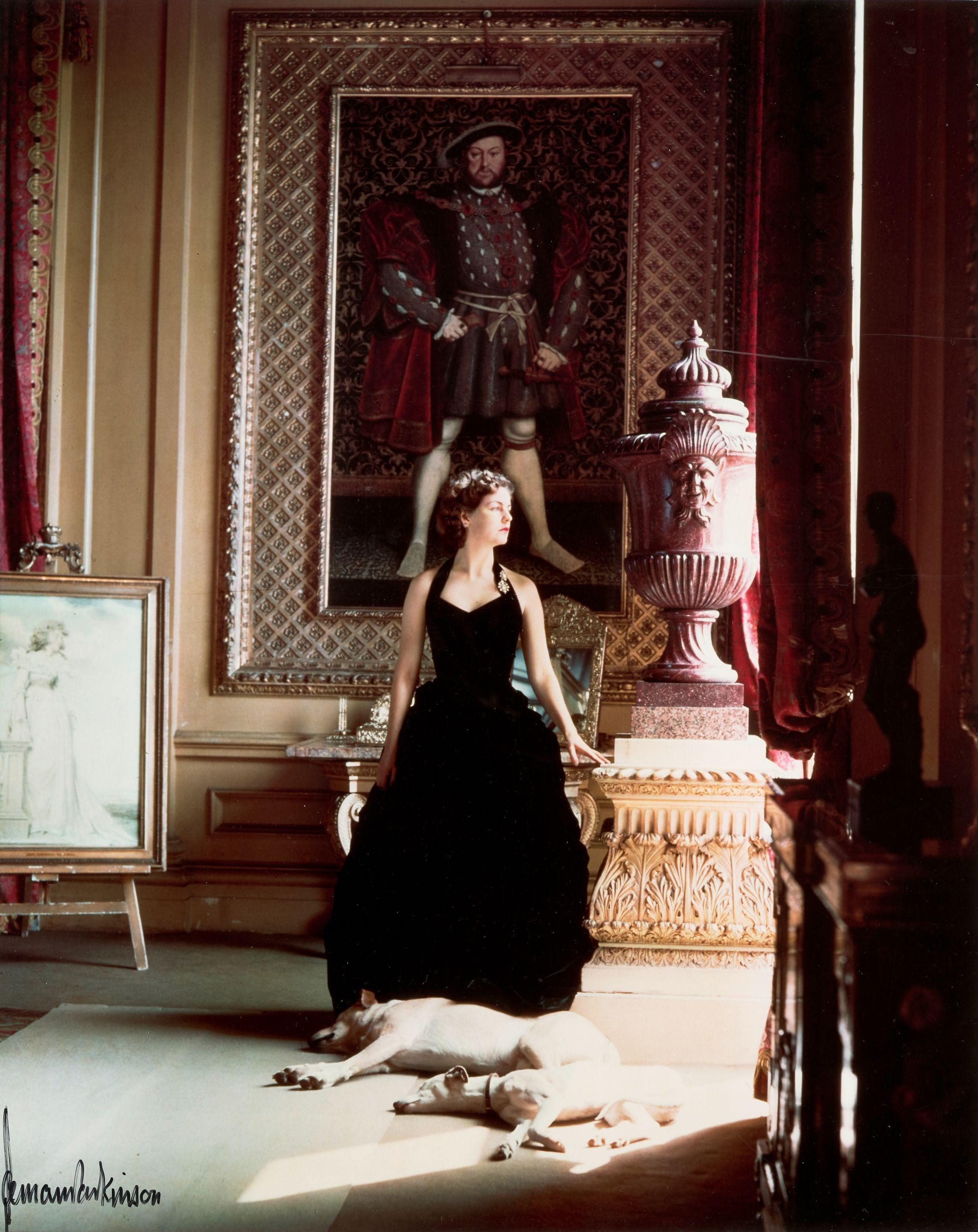Norman Parkinson - The Duchess of Devonshire, The Gold Drawing Room, Chatsworth