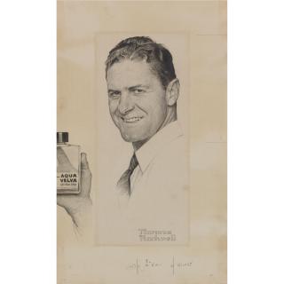 Norman Rockwell - A Luxury That Actually Does You Good: The Aqua Velva Man