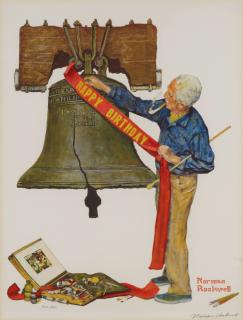 Norman Rockwell - Bicentennial Celebration (Liberty Bell)