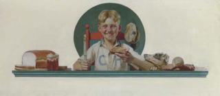 Norman Rockwell - Bread And Jelly