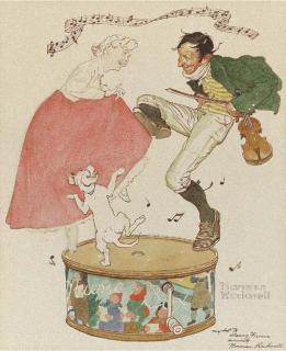 Norman Rockwell - Dance on a Music Box