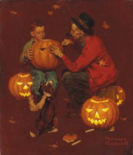 Norman Rockwell - Halloween