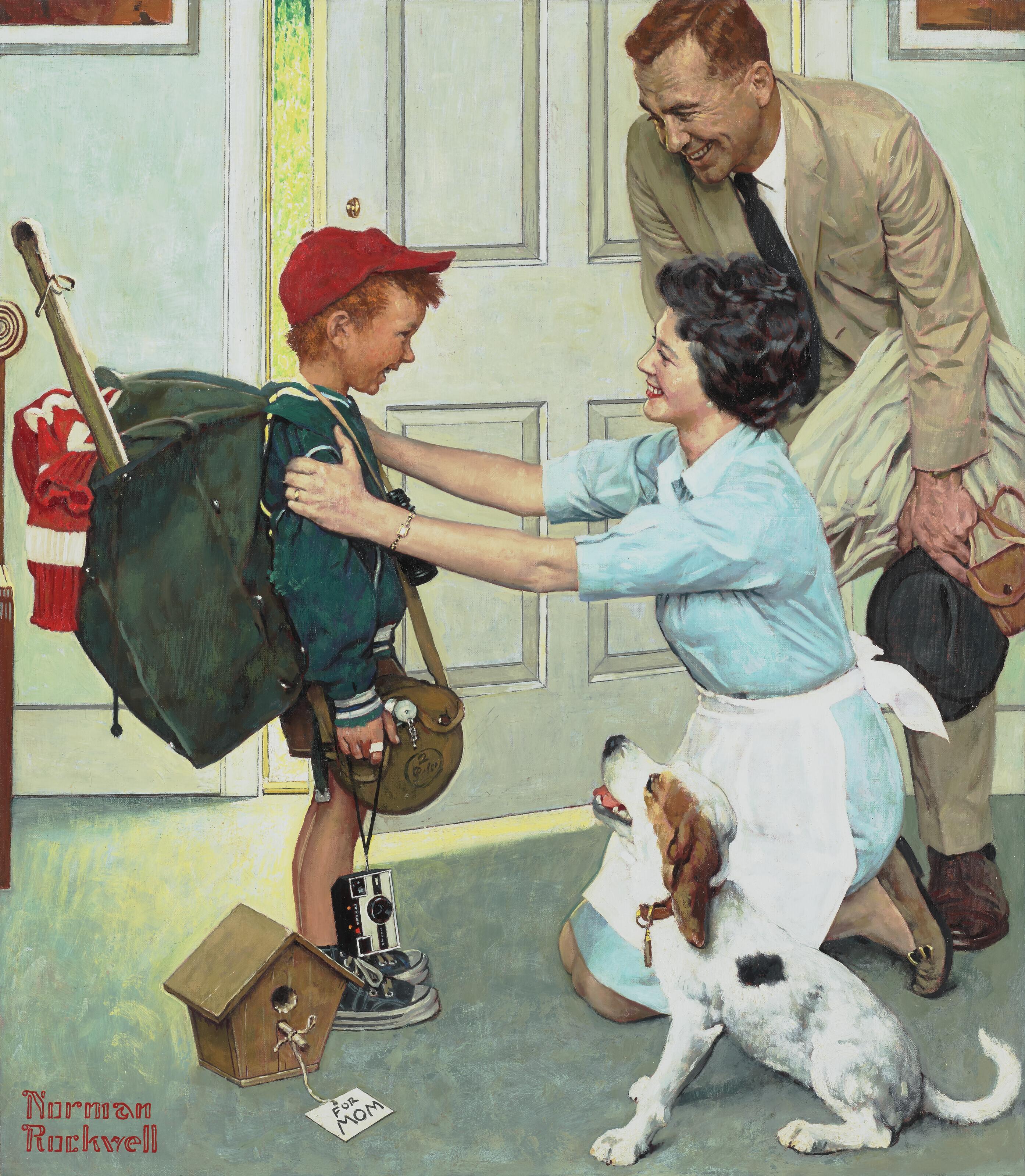 Norman Rockwell - Home From Camp