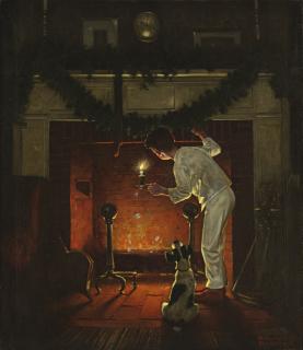 Norman Rockwell - Is He Coming?
