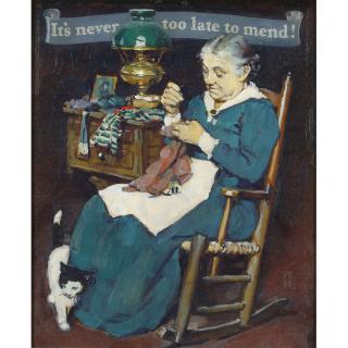 Norman Rockwell - It\'S Never Too Late To Mend