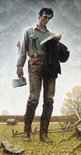 Norman Rockwell - Lincoln the Railsplitter