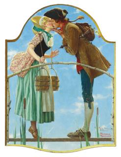 Norman Rockwell - Milkmaid