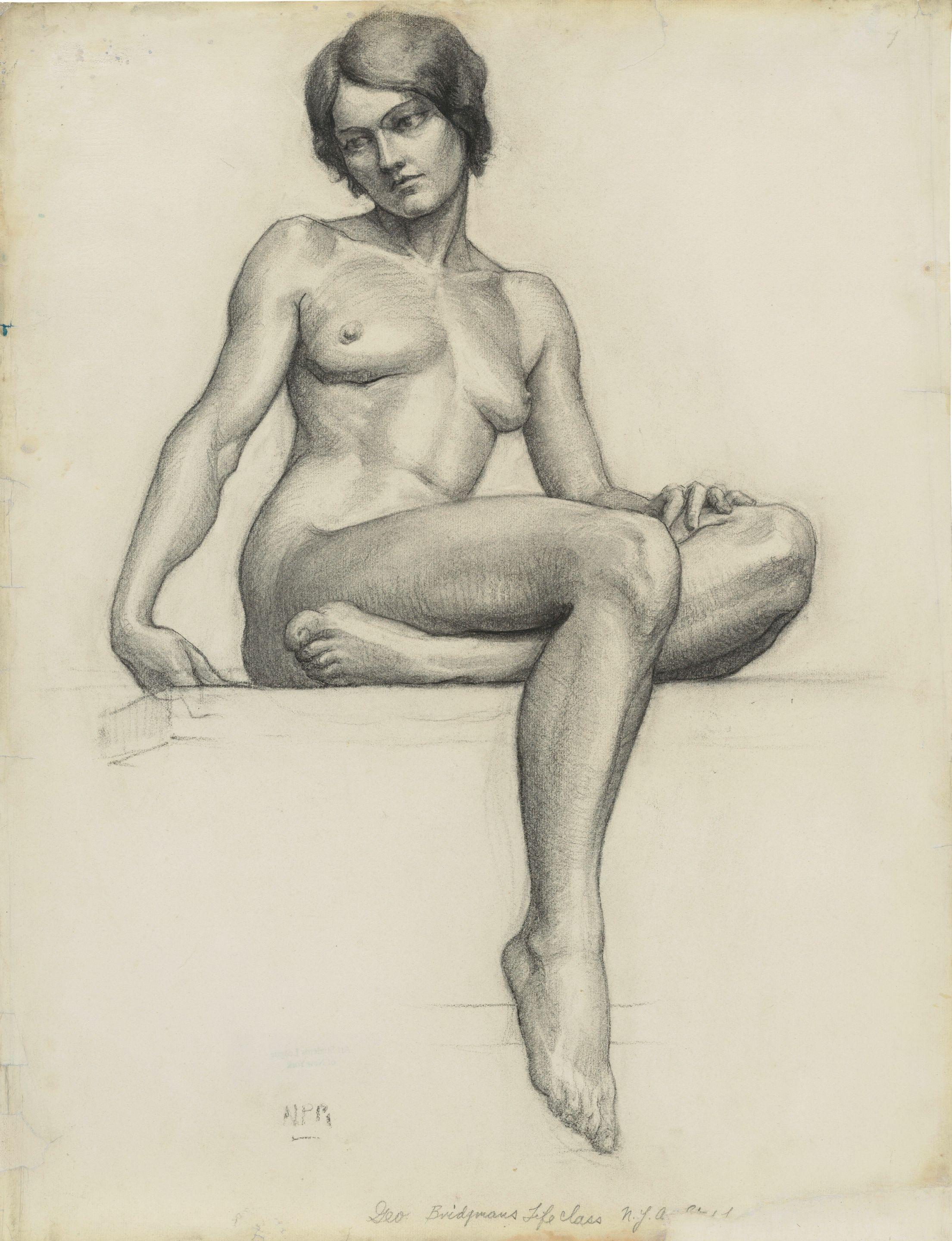 Norman Rockwell - Nude Life Drawing from Art Students League