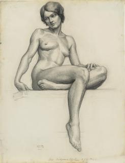 Norman Rockwell - Nude Life Drawing from Art Students League
