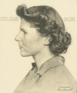 Norman Rockwell - Portrait Of Helene Bok
