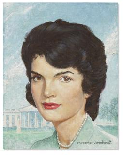 Norman Rockwell - Portrait of Jackie Kennedy