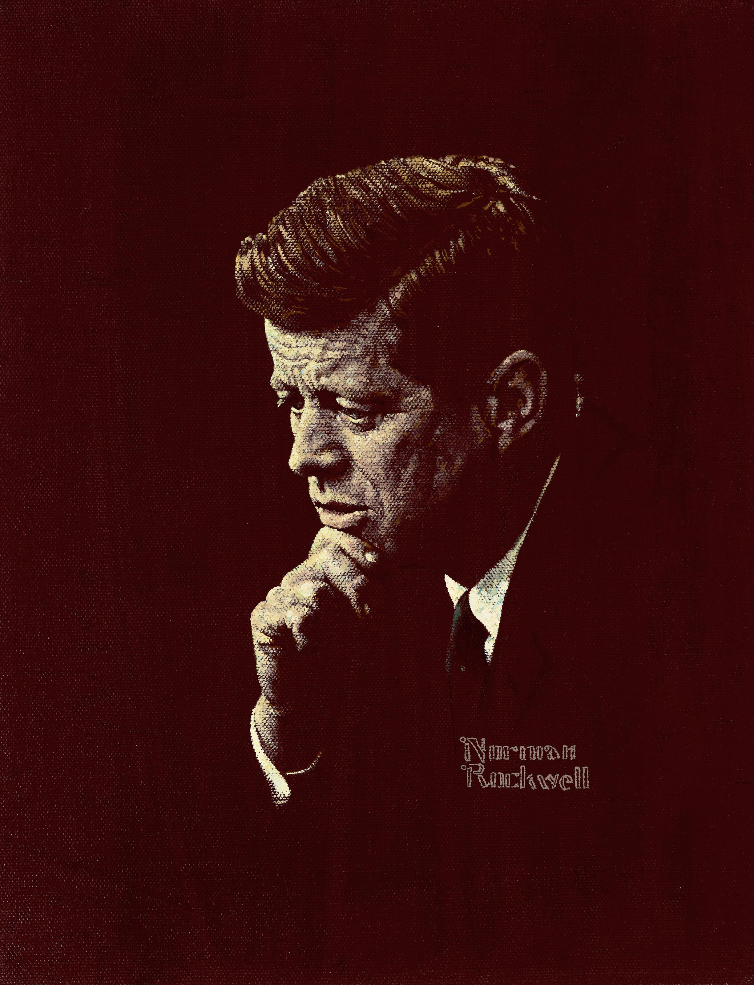 Norman Rockwell - Portrait of John F. Kennedy