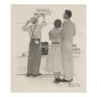 Norman Rockwell - Seeing Your Name In Lights